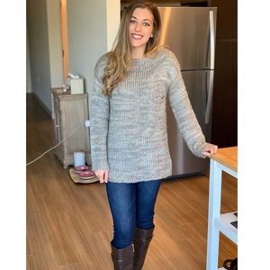 Multi-Colored Knitted Sweater